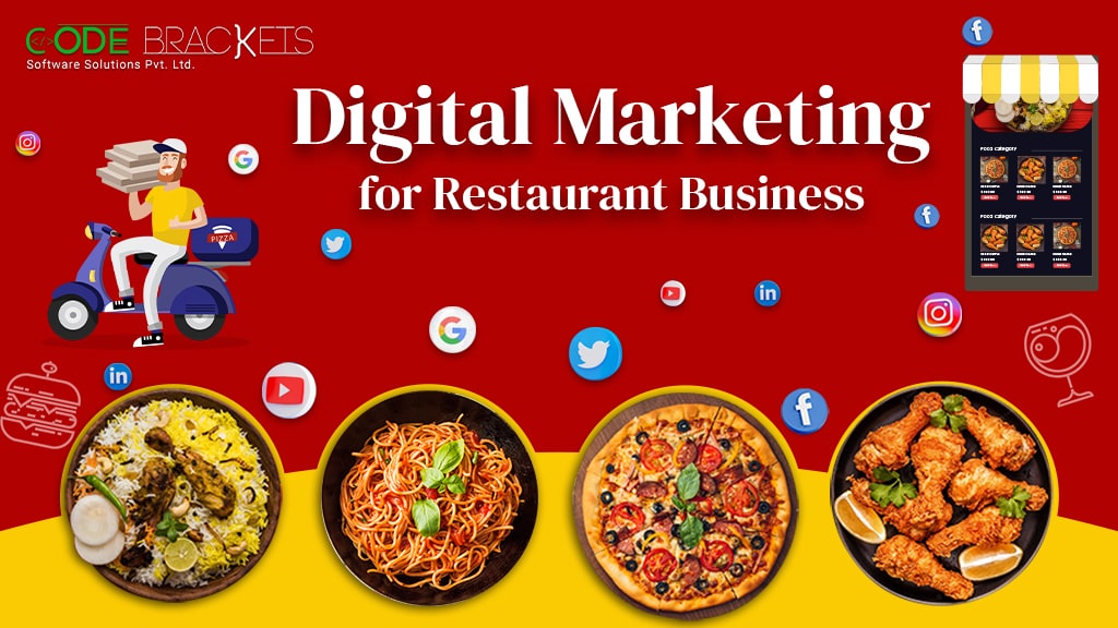 Digital Marketing for restaurant business: Aa man delivering food to door step